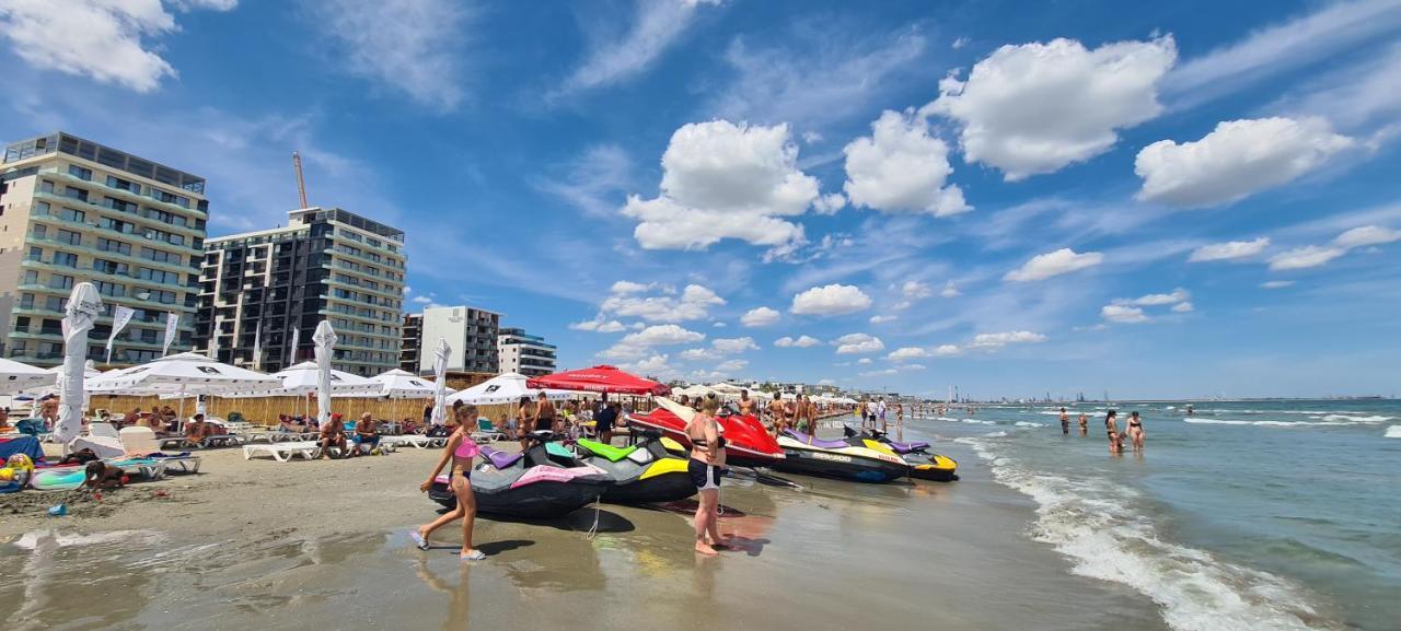 Mamaia Nord Seaside Apartment Navodari Bagian luar foto